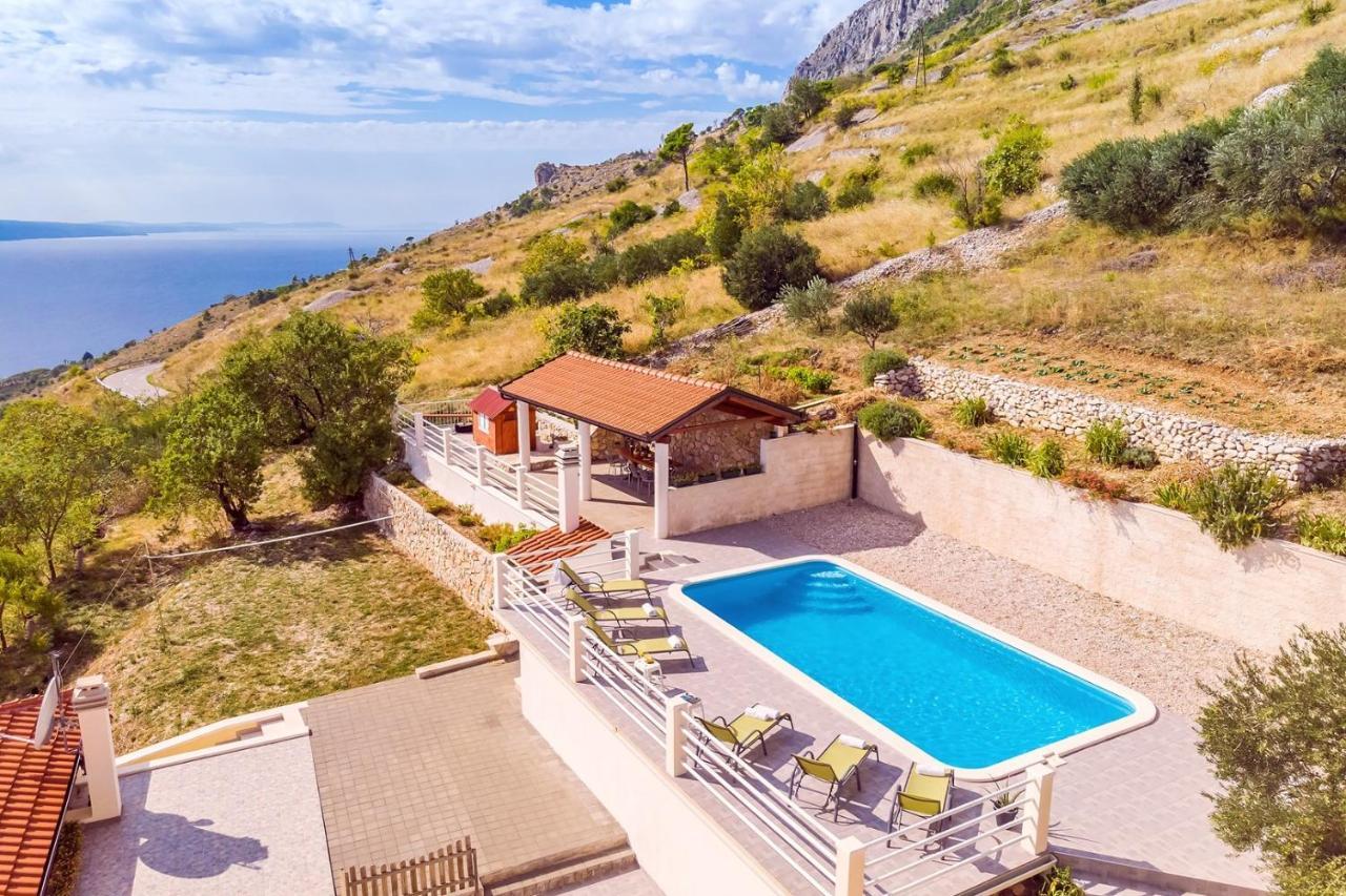 Villa Maslina, With Private 32M2Pool, Panoramic Views On 100Km Coastline, 12 Pax ロクヴァ・ロゴズニツァ エクステリア 写真