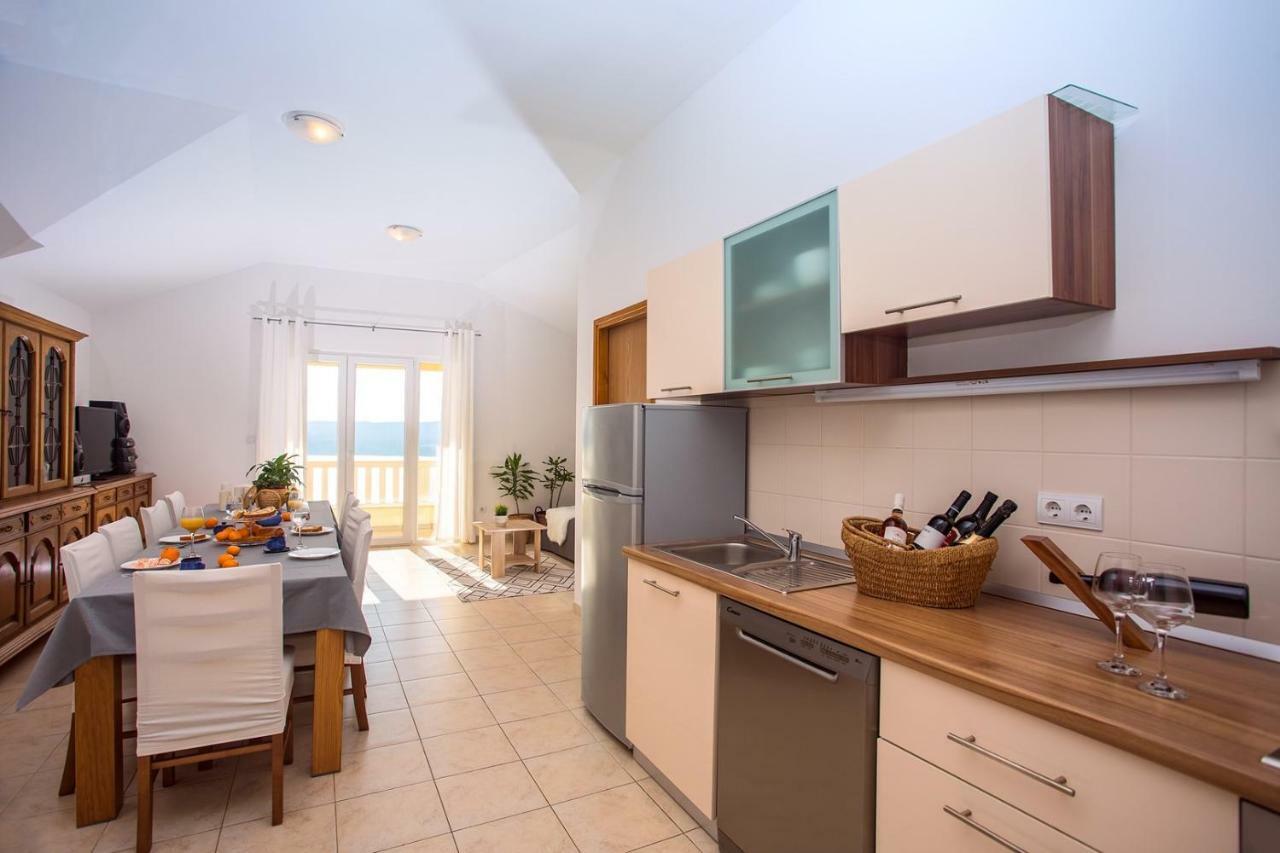 Villa Maslina, With Private 32M2Pool, Panoramic Views On 100Km Coastline, 12 Pax ロクヴァ・ロゴズニツァ エクステリア 写真