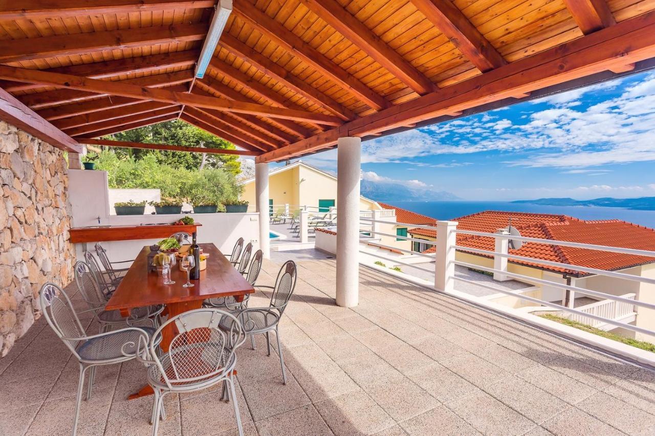 Villa Maslina, With Private 32M2Pool, Panoramic Views On 100Km Coastline, 12 Pax ロクヴァ・ロゴズニツァ エクステリア 写真